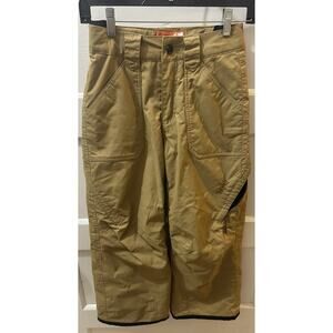 Orage Ski Tan Insulated Pants Size Small Striped Prime OT Technical